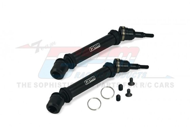 GPM Stahl/Alu-CVD-Antriebswellen hinten schwarz / GPMMGO102RBK