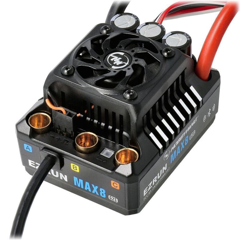 Hobbywing Ezrun MAX8 G2S Regler 160 Amp, 3-6s LiPo, BEC 6A / HW30103205