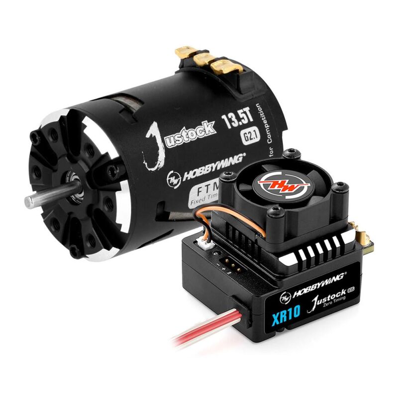 Hobbywing Xerun Justock Combo G3S mit 13.5 Turn 3200kV für 1:10 Stock / HW38020371
