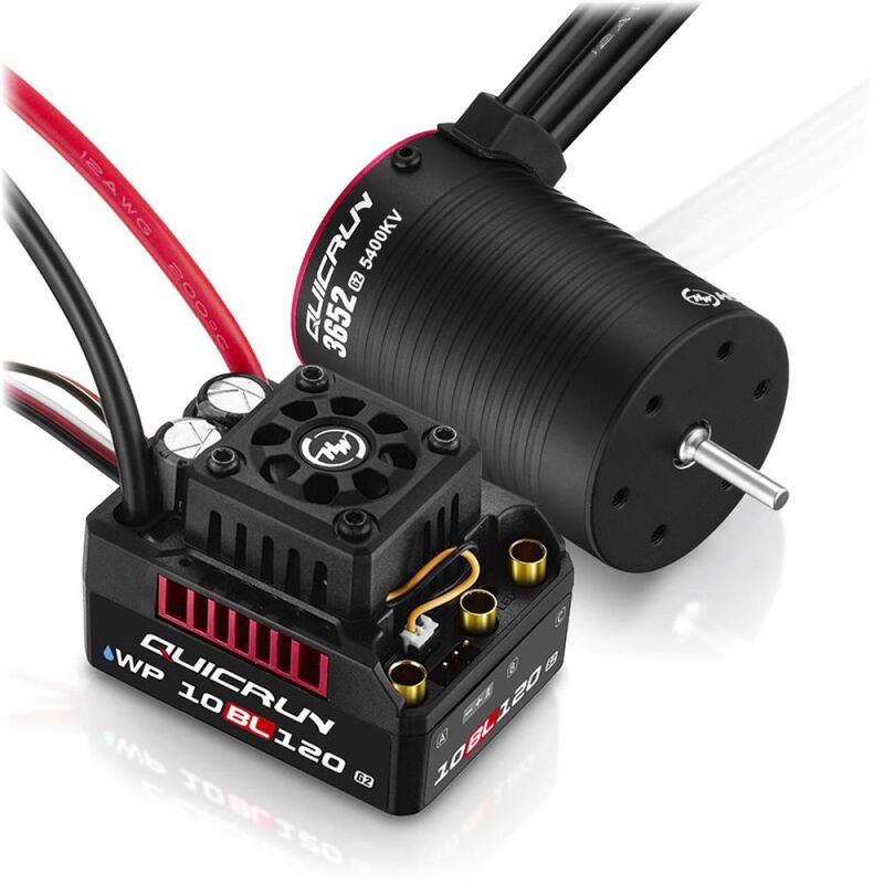 Hobbywing Combo WP10BL120G2 mit 3652SL-5400KV-G2 / HW38030209