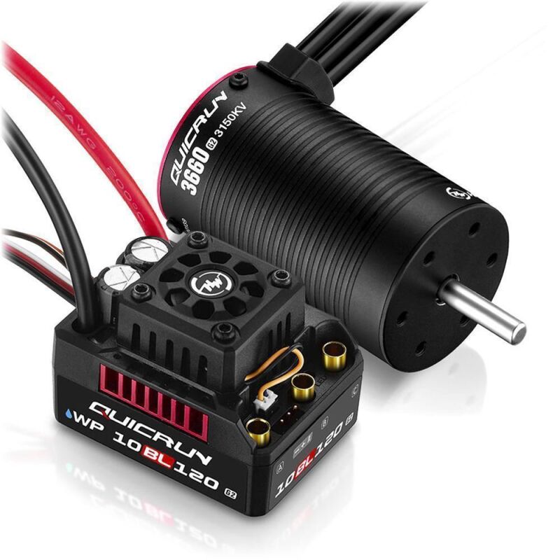 Hobbywing Combo WP10BL120G2 mit 3660SL-3150KV-G2 / HW38030210