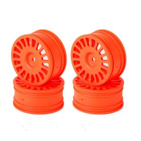 LC Racing Felgen Orange 25mm 18 Speichen (12mm) 4...