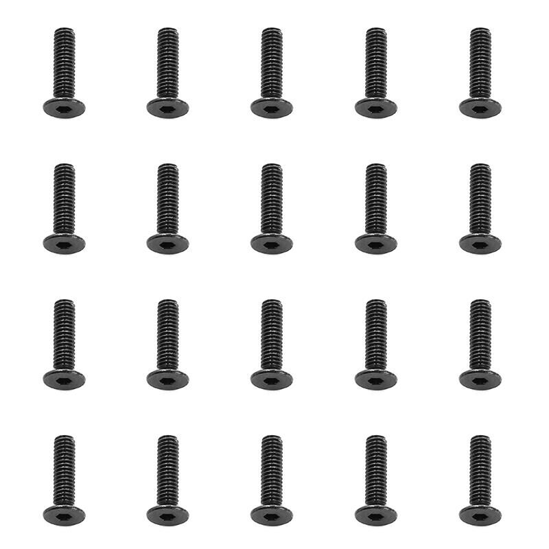 LC Racing Sechskant Senkkopfschraube M2.5x10 20 Stück / LCSK18