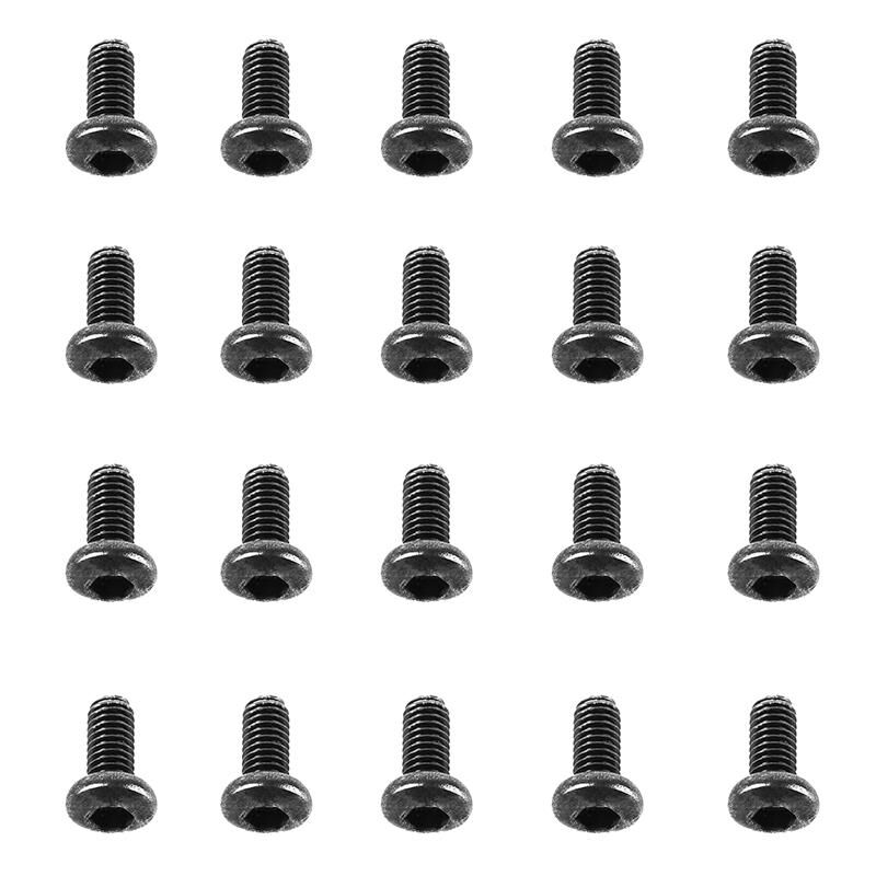 LC Racing Sechskant Rundkopfschraube M2.6x6mm 20 Stück / LCSK39