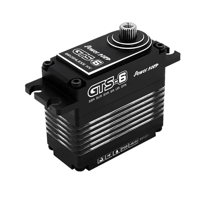 Power HD GTS-6 HV CNC Brushless Digital Servo 60.0KG/0.07sec@8.4V / PHD048
