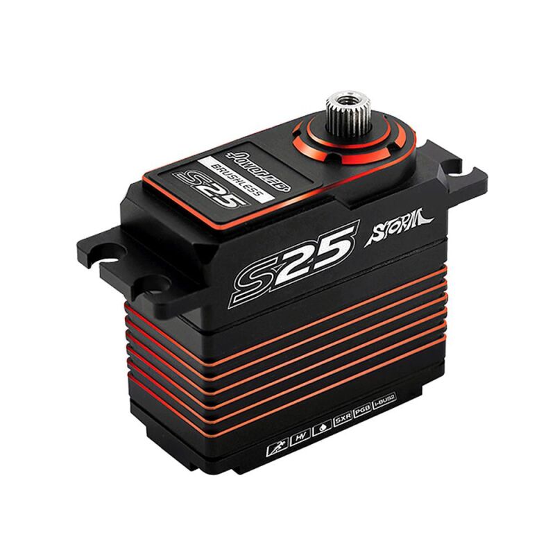 Power HD S25 Red HV CNC Brushless Digital Servo 30.0KG/0.055sec@8.4V / PHD057
