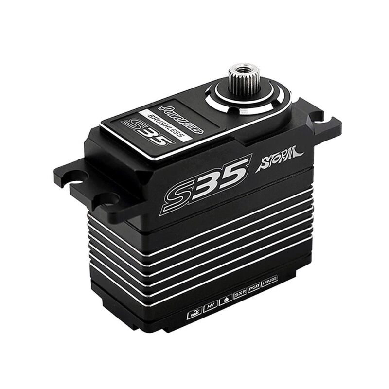 Power HD S35 Silver HV CNC Brushless Digital Servo 35.0KG/0.07sec@8.4 / PHD061