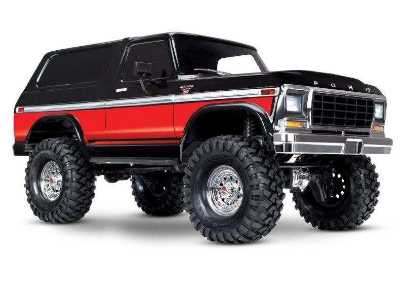 TRAXXAS TRX-4 79 Ford Bronco schwarz/rot 1/10 Crawler RTR / TRX82246-4-RED