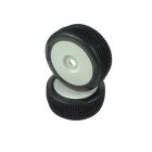 HOTRACE 1/8 Buggy Havana Reifen soft auf Felge weiß (2) / HRE001-0723