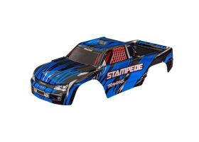 TRAXXAS Karosserie Stampede & VXL blau clipless mit...