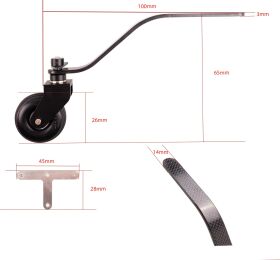 Robbe Modellsport Heckfahrwerk Carbon mit Rad Ø...