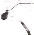 Robbe Modellsport Heckfahrwerk Carbon mit Rad Ø 45mm 100cc / 56000105