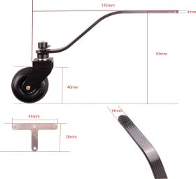 Robbe Modellsport Heckfahrwerk Aluminium mit Rad Ø 40mm 80cc / 56000115