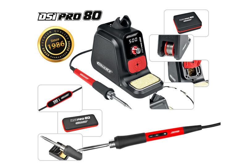 Team Corally DSS PRO 80 Digital Löt Station 80W 500°C EURO 230V / C-48520-EU