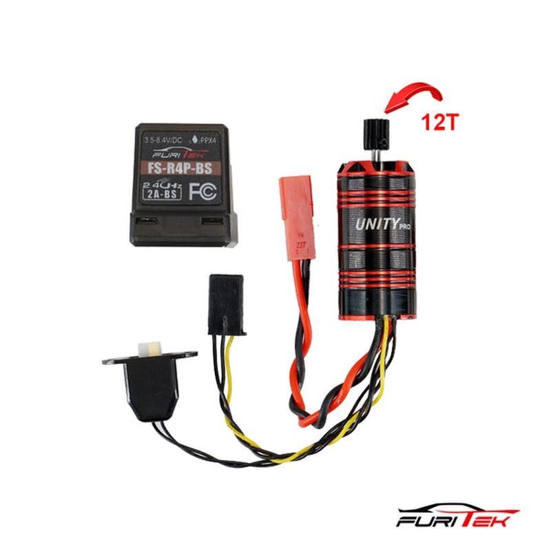 FURITEK für Redcat Ascent-18 Unity PRO 3500KV 2in1 Micro FOC Brushless System + Empfänger / FUR2574
