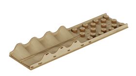 Absima Crawler-Hindernis Piles & Waves 1:24/1:18, 200-teilig (MDF-Bausatz) / 2320203