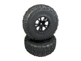 Absima Universal-Offroad Räderset 1:10, schwarz (2...