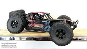 Absima Universal-Offroad Räderset 1:10, schwarz (2 St.) / 2500029