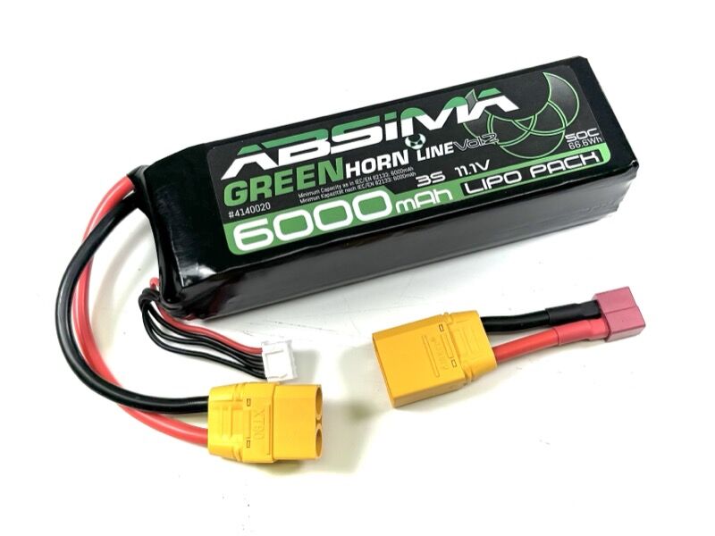 ABSIMA Greenhorn Vol.2 LiPo Stick Pack 3S 11,1V-50C 6000 SC (XT90/T-Plug) / 4140020