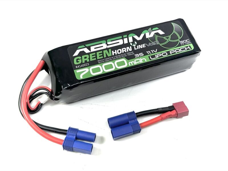 Absima Greenhorn Vol.2 LiPo Stick Pack Akku 3S 11,1 V 7000 mAh 50C Softcase (EC5/T-Stecker) / 4140023