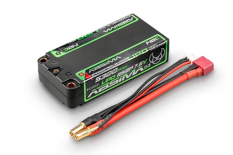 ABSIMA Competition Shorty LiPo V2 HV 140C/2S2P HC 5300mAh 5mm / 4150021