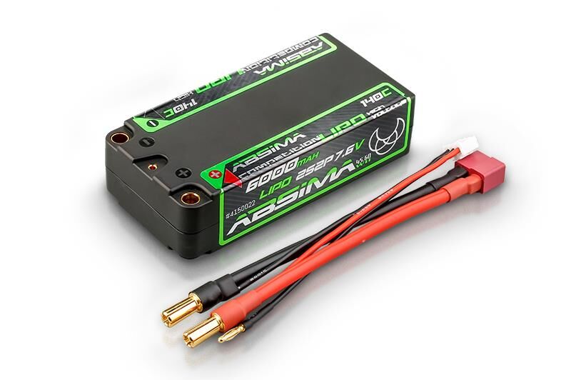 ABSIMA Competition Shorty LiPo V2 HV 140C/2S2P HC 6000mAh 5mm / 4150022