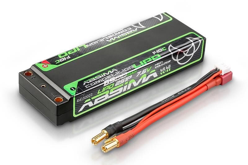 ABSIMA Competition LiPo V2 HV 140C/2S1P HC 6500mAh 5mm / 4150023