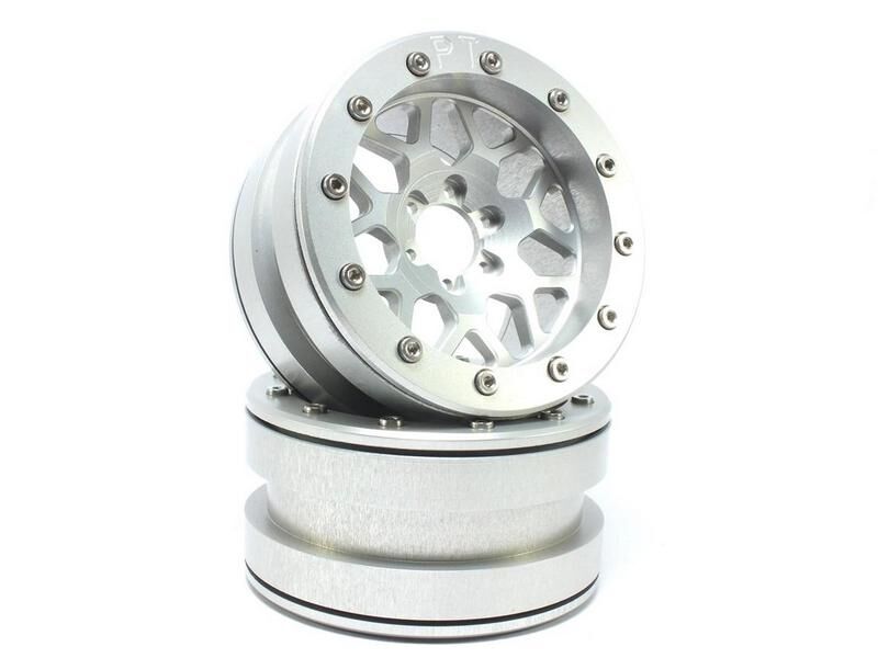 MT Beadlock Wheels PT-MESH silver/silver 2.2 (2 St.) ohne Radnabe / MT2210SS