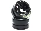 Metsafil Beadlock Wheels PT-REVOLVER 2.2 Zoll Alu-Felgen ohne Radnabe, schwarz/schwarz (2 St.) / MT2220BB
