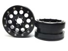 Metsafil Beadlock Wheels PT-REVOLVER 2.2 Zoll Alu-Felgen ohne Radnabe, schwarz/schwarz (2 St.) / MT2220BB