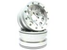 Metsafil Beadlock Wheels PT-REVOLVER 2.2 Zoll silber/silber (2 St.) ohne Radnabe / MT2220SS