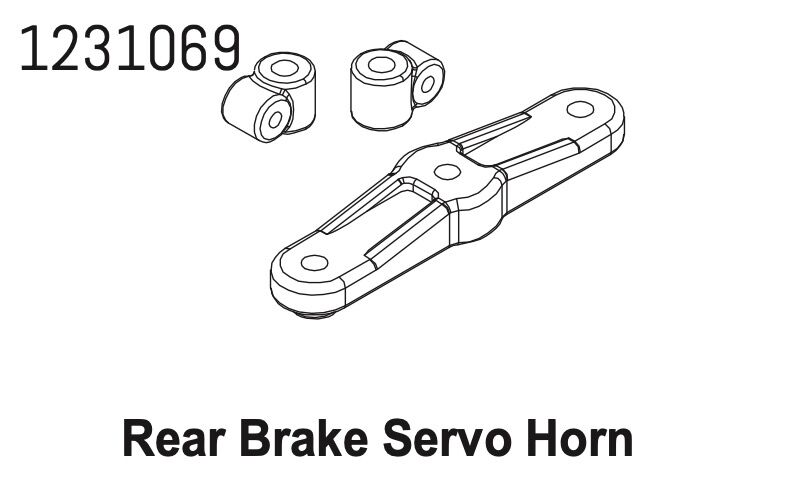 ABSIMA DIG Brake Servohorn Set CR4.4 / 1231069