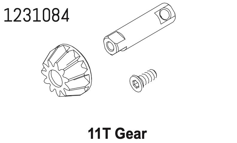 ABSIMA Getriebe 11T CR4.4 / 1231084