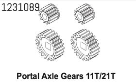 ABSIMA Stahlgetriebe Portalachse 11T/21T CR4.4 / 1231089