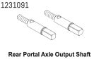 ABSIMA Welle Portalachse hinten CR4.4 (2 St.) / 1231091