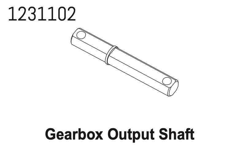 ABSIMA Getriebeschaft CR4.4 / 1231102