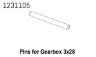 ABSIMA Getriebebox Pin 3*28 CR4.4 / 1231105