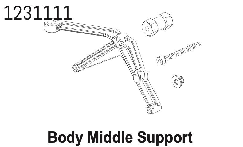 ABSIMA Innere Ersatzradbefestigung CR4.4 / 1231111