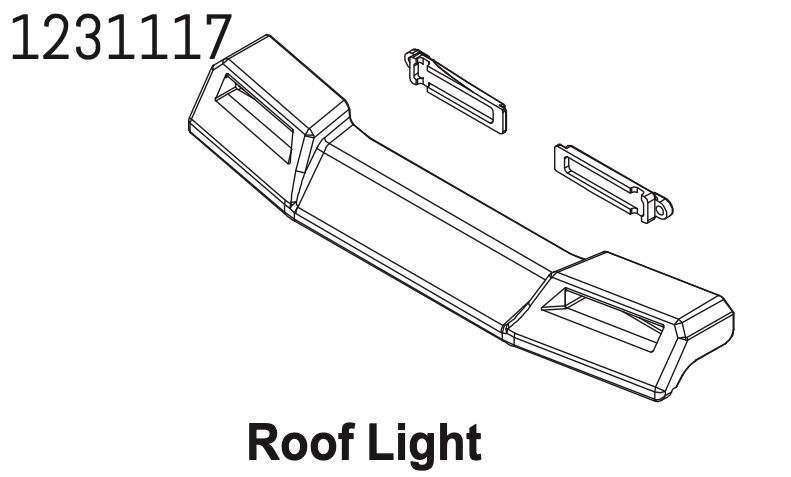ABSIMA Dachscheinwerfer Halterung CR4.4 / 1231117