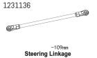 ABSIMA Linkset Lenkung 109mm CR4.4 (2 St.) / 1231136