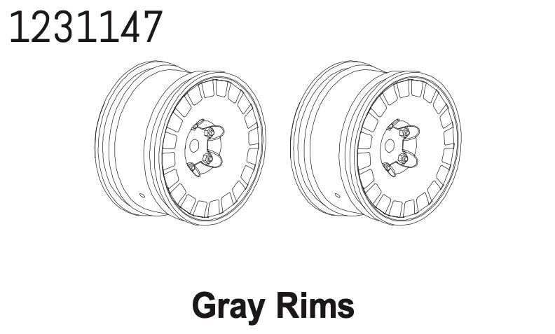 ABSIMA 2.2" Felgen CR4.4 (2 St.) / 1231147