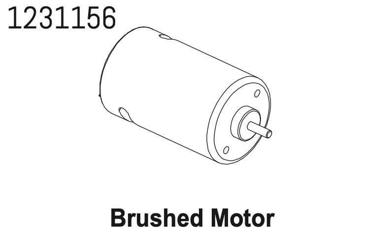 ABSIMA 550 Brushed Motor CR4.4 / 1231156