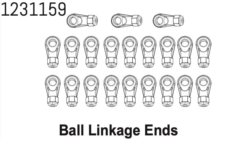 ABSIMA Kugelkopf Set CR4.4 / 1231159
