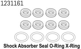 ABSIMA Dämpfer O-Ring Set CR4.4 / 1231161