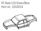 Hobby Plus RC PC Body LCG Green/Blue - GOAT / AB1010214