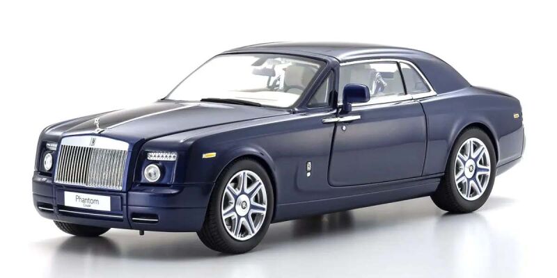 Kyosho 1:18 Rolls-Royce Phantom Coupé 2008 Blue Metallic / KS08862BLM