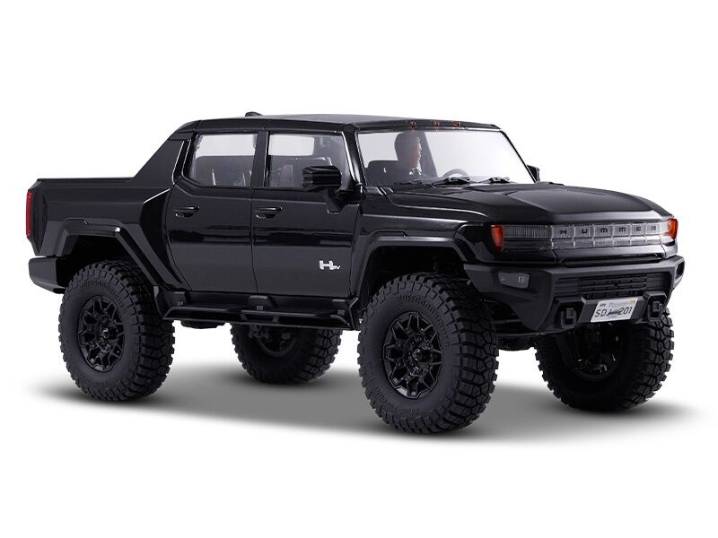 FMS FCX18 Hummer EV 1:18 schwarz - RTR 2.4GHz / DPFMS11852RTRBK