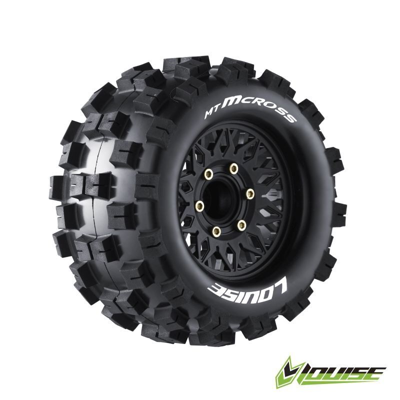 LOUISE MT-MCROSS 1/10 soft auf 2.8 Felge schwarz (2) / LOUT3274SX