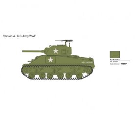 ITALERI 1:56 US M4 Sherman (75 mm) / 510025751
