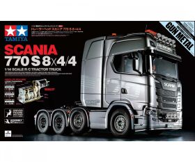 Tamiya 1:14 RC Scania 8x4/4 Gun Metallic Lack / 300056376